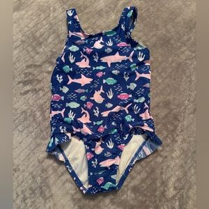 Cat & Jack Kids Swimsuit / Pink Sharks 🦈